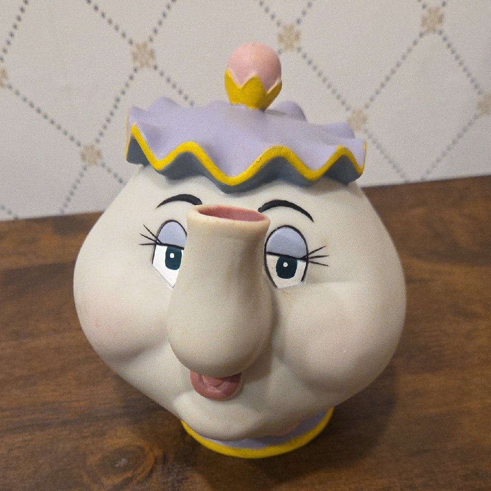 Mrs Pott's coin bank Beauty and the Beast